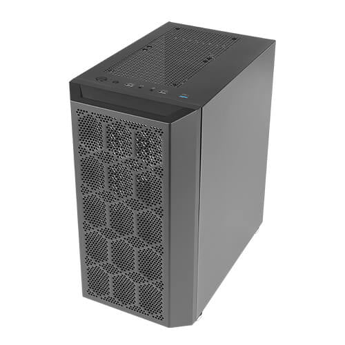 Gabinete Antec NX200M RGB Mini Torre, Ventana de cristal, 3x Ventiladores RGB, Negro
