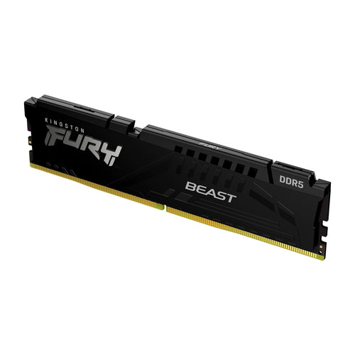 Memoria Ram Kingston FURY Beast 16GB DDR5, 5200 MHz, 288-pin DIMM, Negro