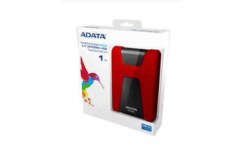 DISCO DURO EXTERNO ADATA HD650, 1TB, 2.5 Pulgadas, USB 3.0, NEGRO