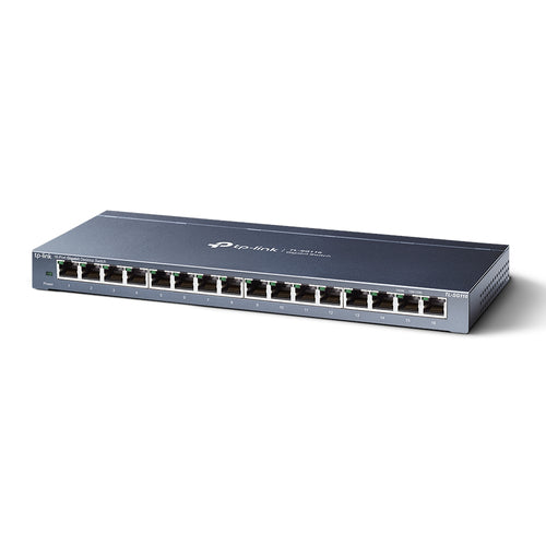 Switch TP-LINK 16 puertos, Gigabit Ethernet 10/100/1000, No administrable