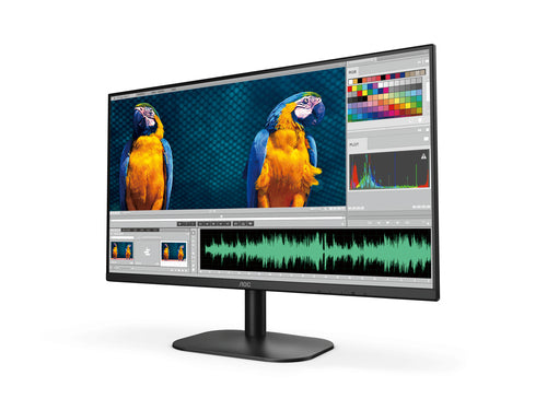 Monitor LED AOC 22B2HM2, 21.5", Full HD, 100 HZ, Color Negro