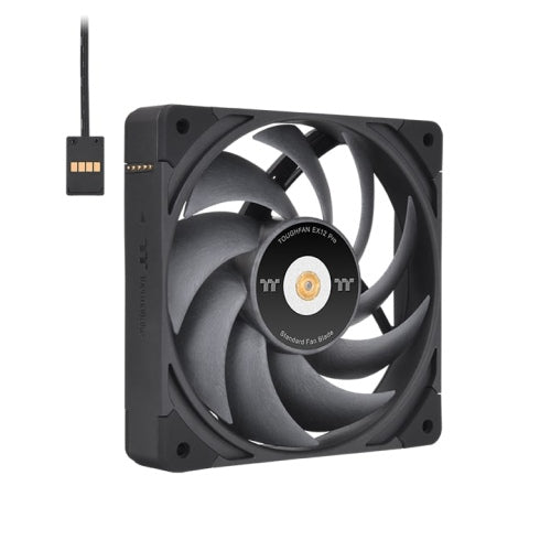 Kit 3 Ventiladores Thermaltake TOUGHFAN EX12 Pro, Conexion Magnetica, 120mm, Negro