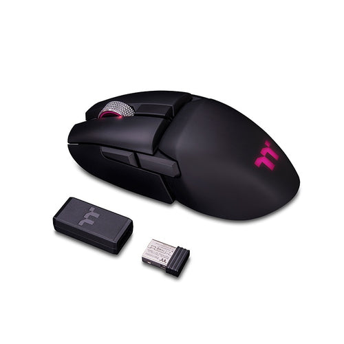 Mouse Thermaltake Argent M5 Inalambrico, RF Wireless, 16000 DPI, USB, Negro