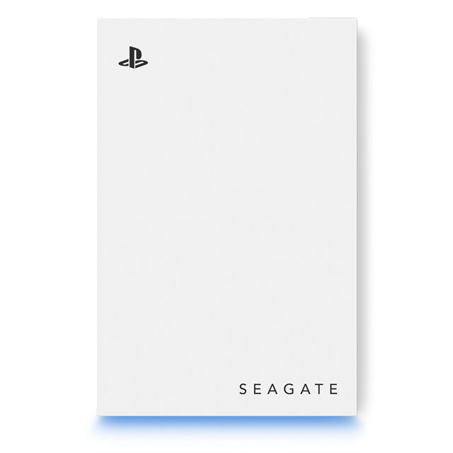 Disco Duro Externo Seagate Game Drive Para PS5, 2TB, USB 3.0, Led Azul, Blanco