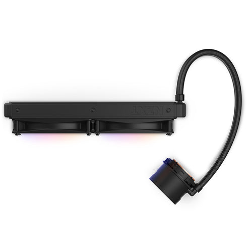 Enfriamiento Liquido NZXT Kraken 280 RGB, 2x140mm, Con LCD, 1500RPM, Negro