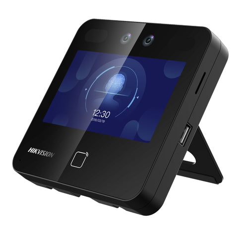 Control de Acceso y asistencia Hikvision, Reconocimiento Facial, 3000 tarjetas, 1500 Rostros, Lee QR, WiFi