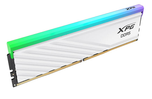 Memoria RAM XPG Lancer Blade, RGB, DDR5, 32 GB, DDR5, 6000 MHz, ECC, CL30, XMP, Blanco