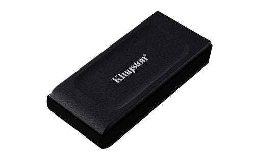 SSD externo Kingston XS1000 2TB, Lectura 1050 MB/s, Escritura 1000 MB/s, USB Tipo C, 3.2 Gen 2, Negro