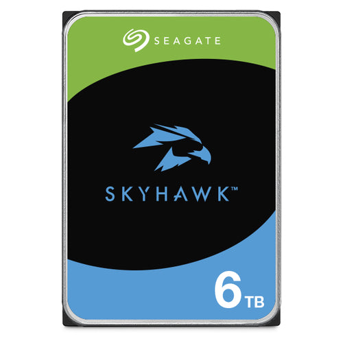 Disco Duro Seagate SkyHawk 6TB, SATA III, 6 Gbit/s, Cache 256MB, 5400RPM, 3.5",  Videovigilancia
