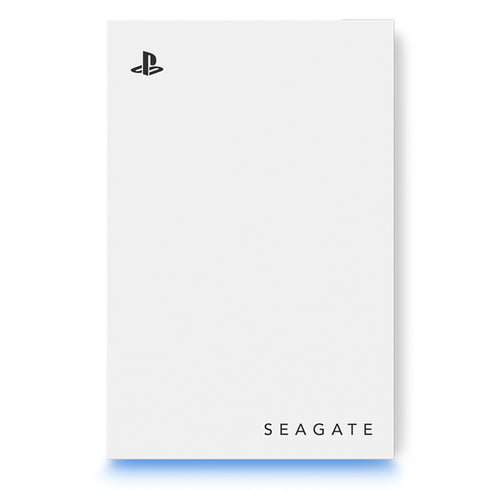 Disco duro externo Seagate STLV500010, 5TB, Micro-USB 2.0/3.2, LED azul, Blanco