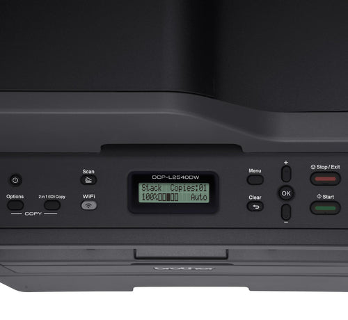 MULTIFUNCIONAL LASER BROTHER DCP-L2540DW IMPRESION DUPLEX, COPIAR, ESCANER, WIFI, 30PPM, 2400X600 DPI