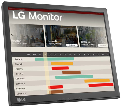 Monitor Touch LG 17BR30T-B LED, 17 Pulg, 75 Hz, 5 ms, USB, VGA, Negro