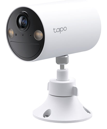 Camara IP TP-Link Tapo C410, Bala, 3 MP, Wifi, MicroSD, Exterior, Blanco, (compatible panel solar)