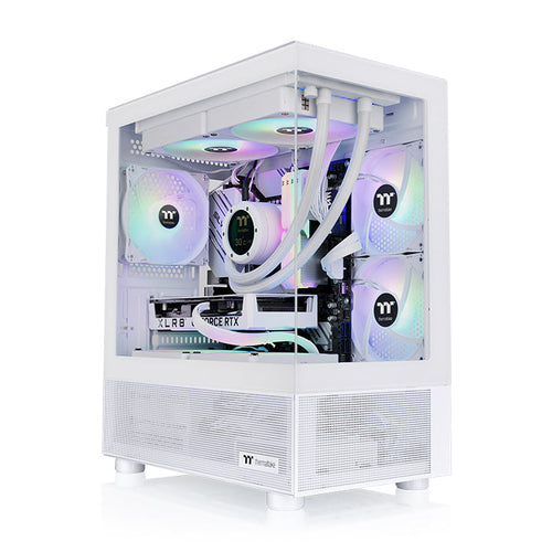 Gabinete Thermaltake View 170 TG ARGB Snow, Micro Tower, Panel de Vidrio, 3x Ventiladores, Blanco