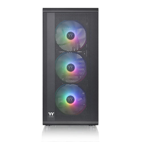 Gabinete Thermaltake S200 Plus TG ARGB, Midi Tower, 4x Ventiladores, Negro