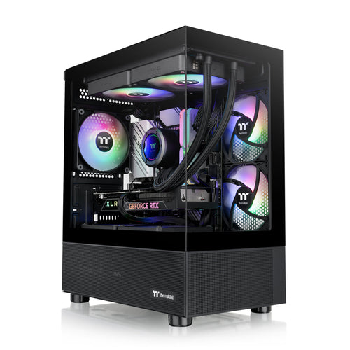 Gabinete Thermaltake View 170 TG ARGB, Micro Tower, 3x Ventiladores, Panel de Vidrio, Negro