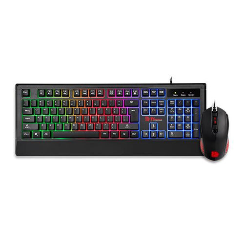 Kit Teclado y Mouse Gamer Thermaltake eSPORTS Challenger, 2400 Dpi, RGB, USB, Negro