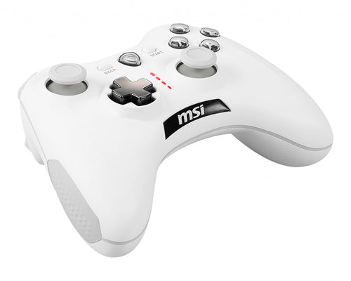 Control MSI FORCE GC30 V2 WHITE, USB 2.0, Inalambrico/alambrico, Windows 10/Android 4.1, Blanco