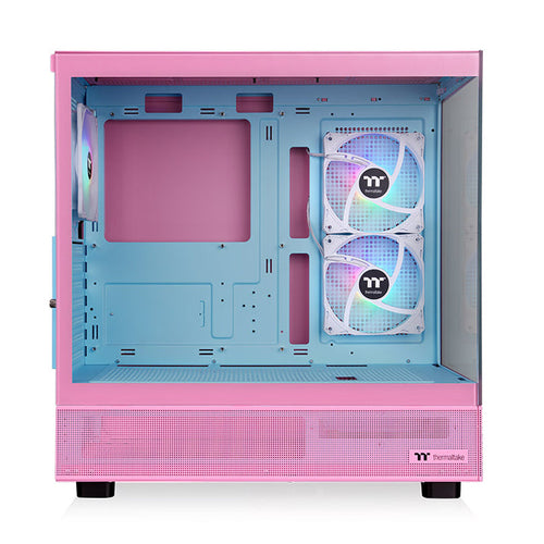 Gabinete thermaltake View 270 TG ARGB, Mid Tower, Ventana Lateral /Frontal, 3x Vent, Rosa