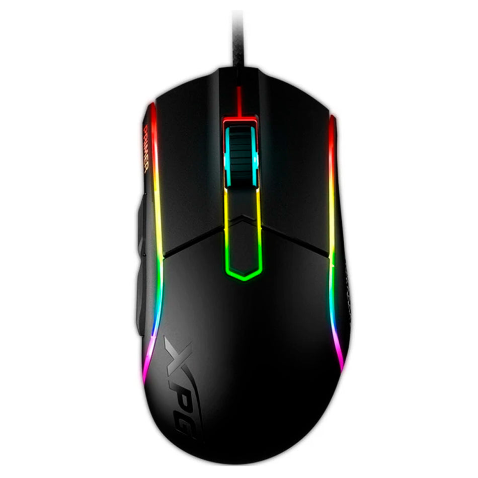Mouse Gamer XPG PRIMER, Sensor optico , 12000 Dpi, Switch Omrom, RGB, Negro
