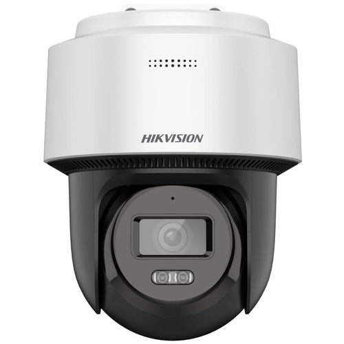 Camara IP PTZ Hikvision, Domo, 4MP, IR 30m, Exterior, IP66, Microfono y Bocina, Micro SD, Incluye montaje
