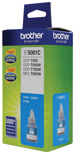 Cartucho DE TINTA BROTHER BT5001C CYAN, 5000 paginas