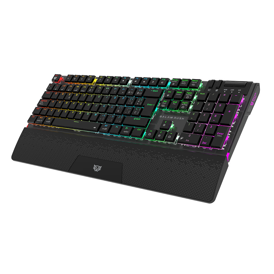 Teclado Gamer Balam Rush DOMINATE EXPERT GK9791 Inalambrico, Bluetooth, Outemu Red, Mecanico, Negro