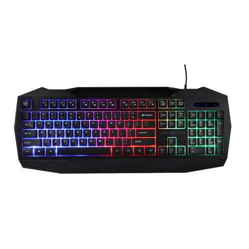 Kit Teclado y Mouse Balam Rush Squad Master KTM333, Alambrico, RGB, USB, 3200DPI, Negro