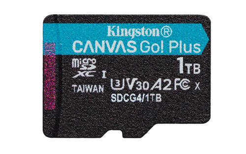 Memoria Micro-SD Kingston Technology Canvas Go Plus 1TB, 200 MB/s, Clase 10