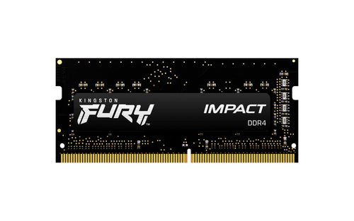 Memoria RAM SODIMM Para Laptop Kingston FURY Impact 8GB, 3200MHz, DDR4, CL20, Negro