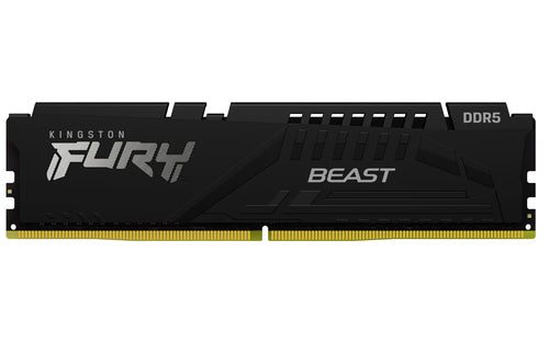 Memoria RAM Kingston Fury Beast Black, 16GB, DDR5, 5200MHz, CL40, XMP