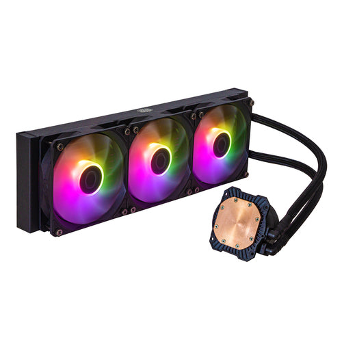 Enfriamiento Liquido Cooler Master MasterLiquid 360L Core ARGB, 360mm, 1750RPM, Negro