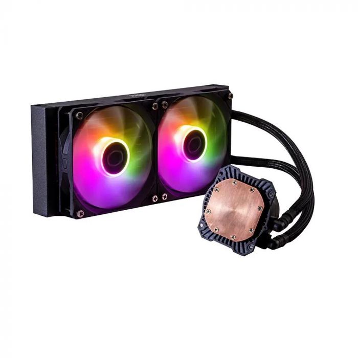 Sistema De Enfriamiento Liquido Cooler Master MasterLiquid 240L CORE ARGB SPECTRUM, AMD/INTEL, Negro