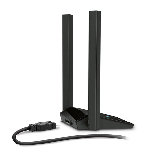 Tarjeta de red inalambrica TP-Link AX 1800 Archer TX20U Plus USB, Banda Dual, 1800 Mbit/s, Negro