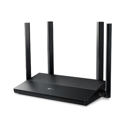 Ruteador Inalambrico TP-Link EX141 4 antenas., Wi-Fi 6 (802.11ax), 4 RJ-45, 1201 Mbit/s, Negro