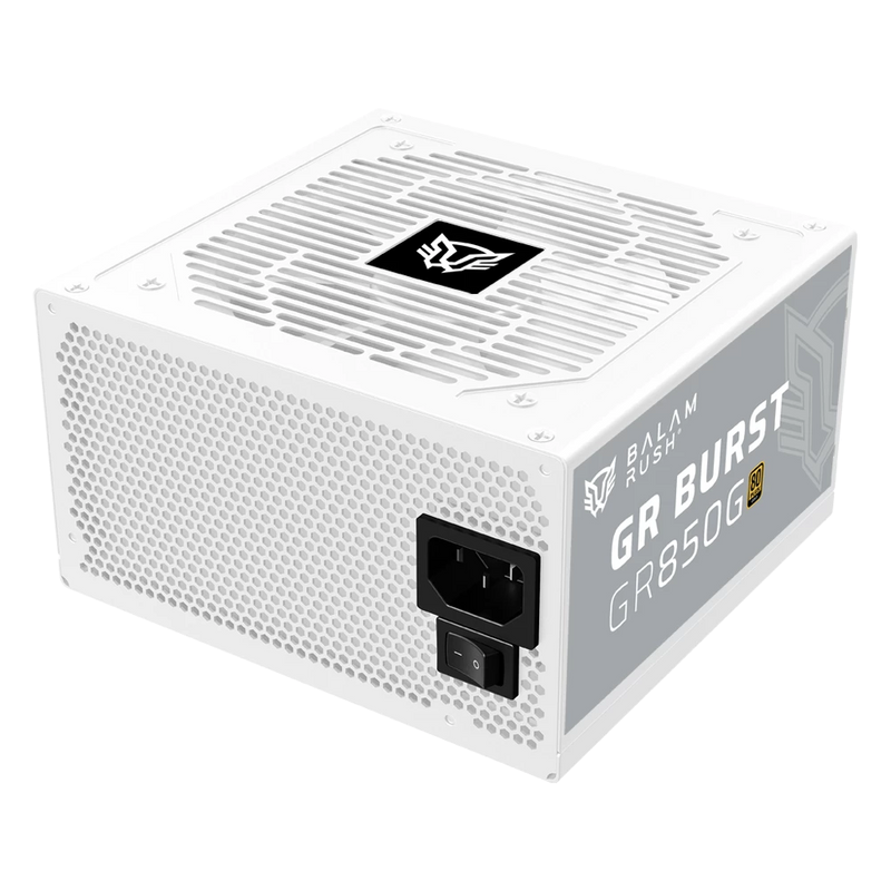 Fuente De Poder Balam Rush GR BURST GR850G, 850W, 80 Plus GOLD, Full-Modular, ATX 3.0, Blanco