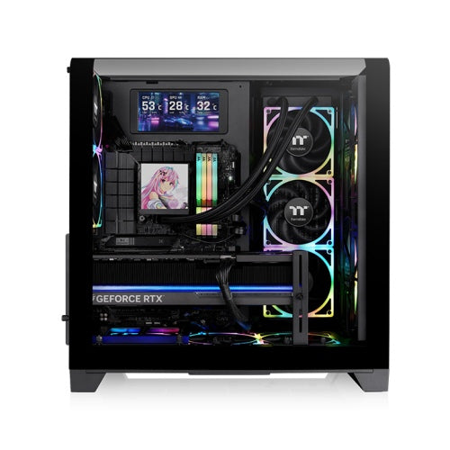 Gabinete Thermaltake View 390 Air, Mid Tower, ATX, 2xVentiladores, Negro