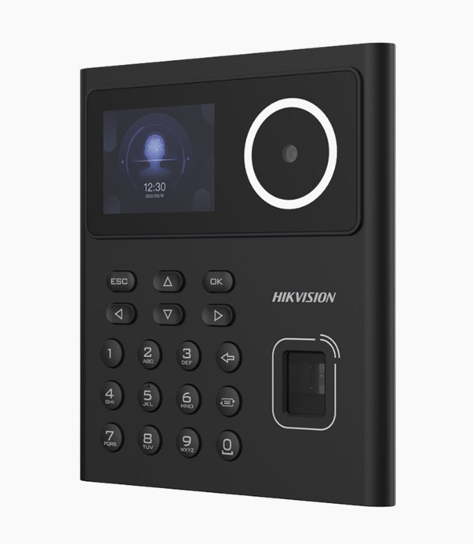 Control de Acceso y asistencia Hikvision, WiFi, 1000 Huella y tarjetas, 500 rostros, Bateria de Respaldo