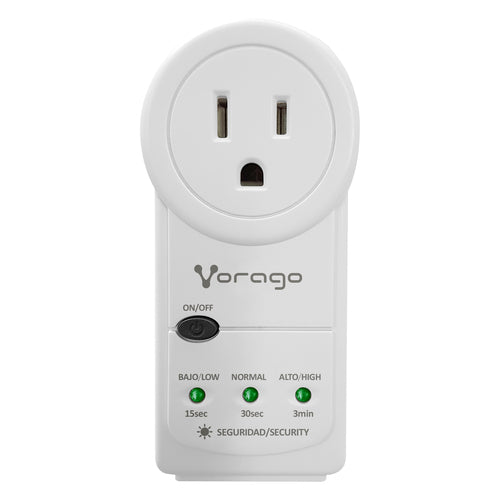 Protector De Voltaje y Supresor de Picos Vorago AVR-300, RJ45/RJ11, Portatil, Blanco