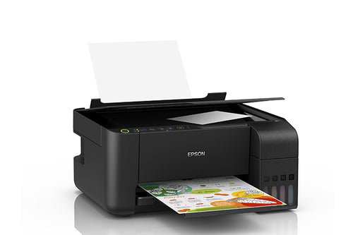 Impresora Multifuncional Epson EcoTank L3250, WiFi, imprime, copia, escanea, negro 33 ppm, color 15 ppm