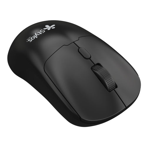 Mouse Optico Stylos STPMOI7B, 4 Botones, 1600 DPI, RF inalambrico, Recargable, Negro