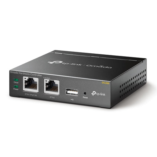 Controladora Cloud Omada TP-Link OC200, 2x 10/100Mbps, USB 2.0, Multi-SSID, Balanceador de Carga
