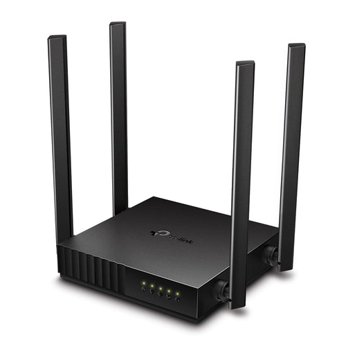 Router Inalambrico TP-LINK AC1200 Archer C50 4x Ethernet, 4 Antenas 5dBi, 2.4/5GHz Negro