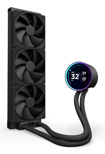 Sistema De Enfriamiento Liquido NZXT Kraken Elite 360, 3x120mm, 2000 RPM, Negro