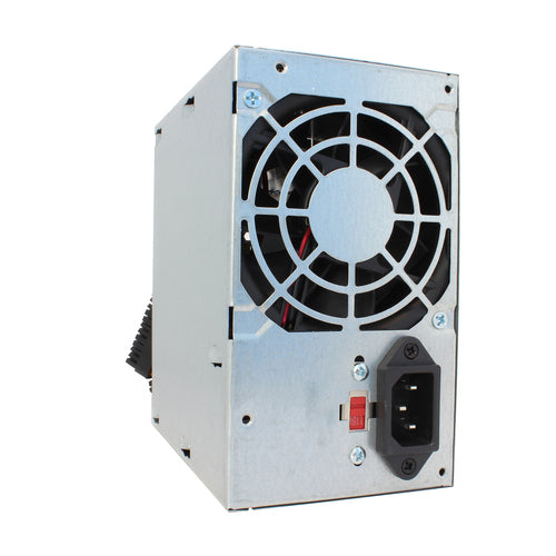 FUENTE DE PODER VORAGO, 500W,  ATX, CABLES FIJOS, GRIS