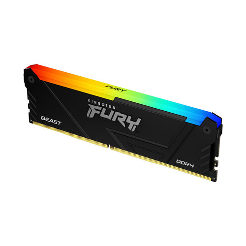 Memoria Ram Kingston FURY Beast RGB 8GB DDR4, 3600 MHz, 288-pin DIMM