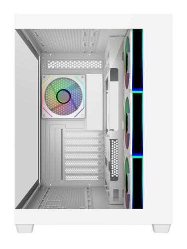 Gabinete Cooler Master Elite 681 Midi Tower, M-ATX/ATX, 4 ventiladores, Blanco