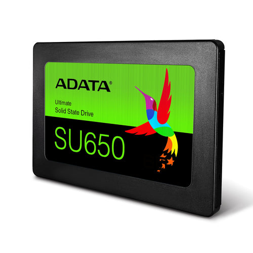 SSD ADATA Ultimate SU650 ASU650SS-512GT-R, 512GB, 2.5" SATA III, 3D NAND, 520MB/s lectura, 450MB/s escritura.