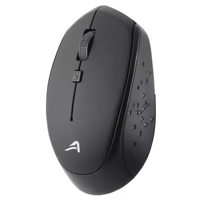 Mouse Acteck RF Inalambrico, 4 botones, 1600DPI, Rango 10Mts, Negro