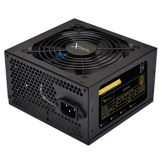Fuente de Poder Xzeal XZ650, 650w, Certificado 80 Plus Bronce, PFC Activo, Smart Fan 120mm, Atx 20+4 Pin